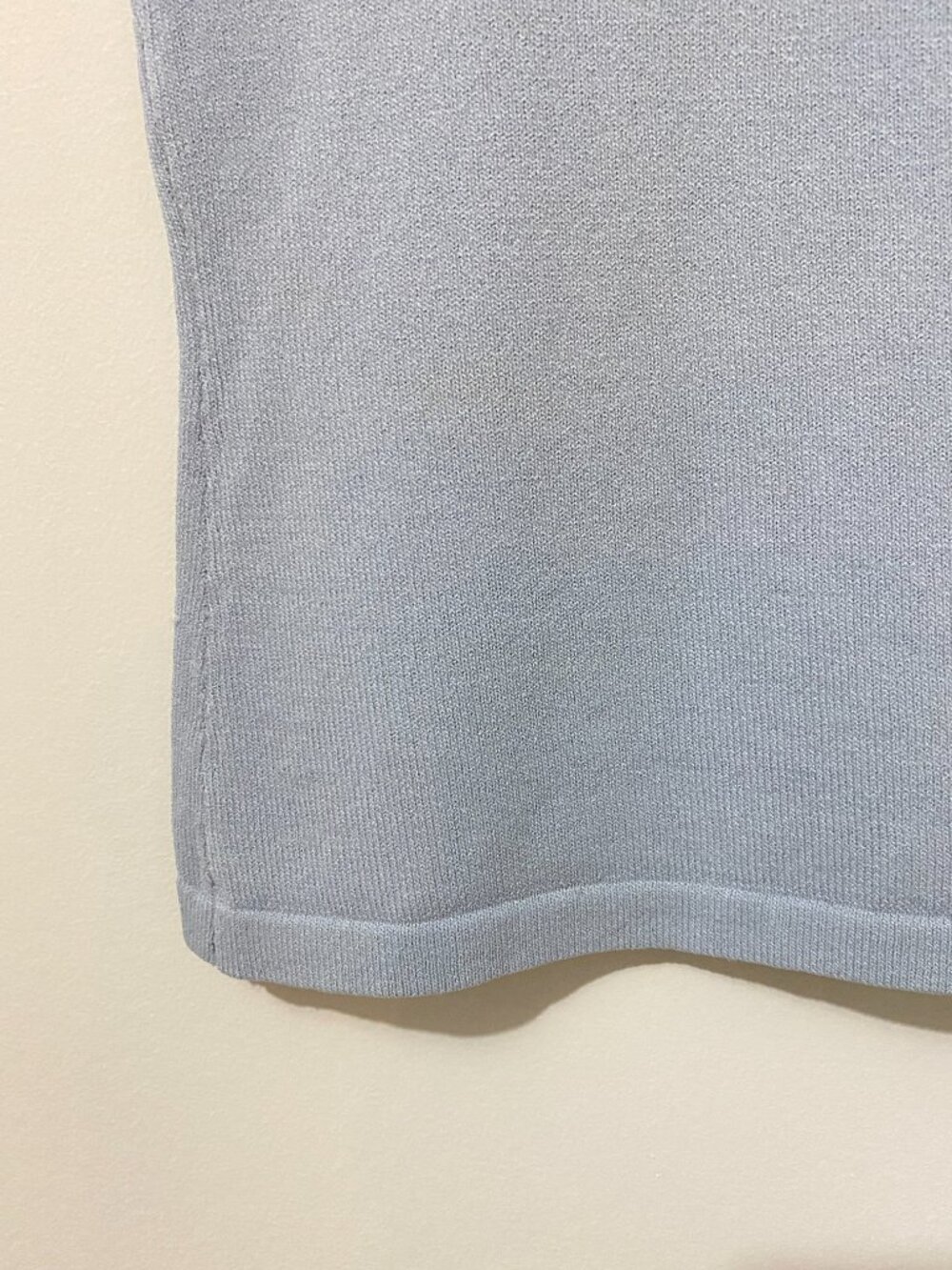 Vintage Beaded Lace Blue Camisole Tank Top Stretch Knit Coquette Feminine Y2K - Picture 5 of 8